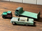 Vintage x3 DINKY GUY Lorry CORGY 1959 Ford Thunderbird LESNEY Muir Hill Dumper
