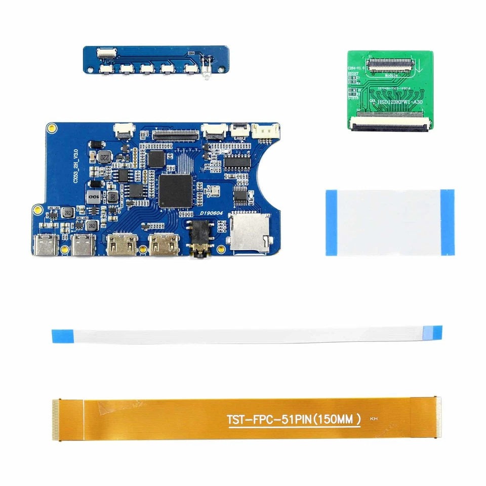 HD Type C TF LCD Controller Board For 12.3in HSD123KPW1 1920x720 LCD Screen - Image 2 of 4