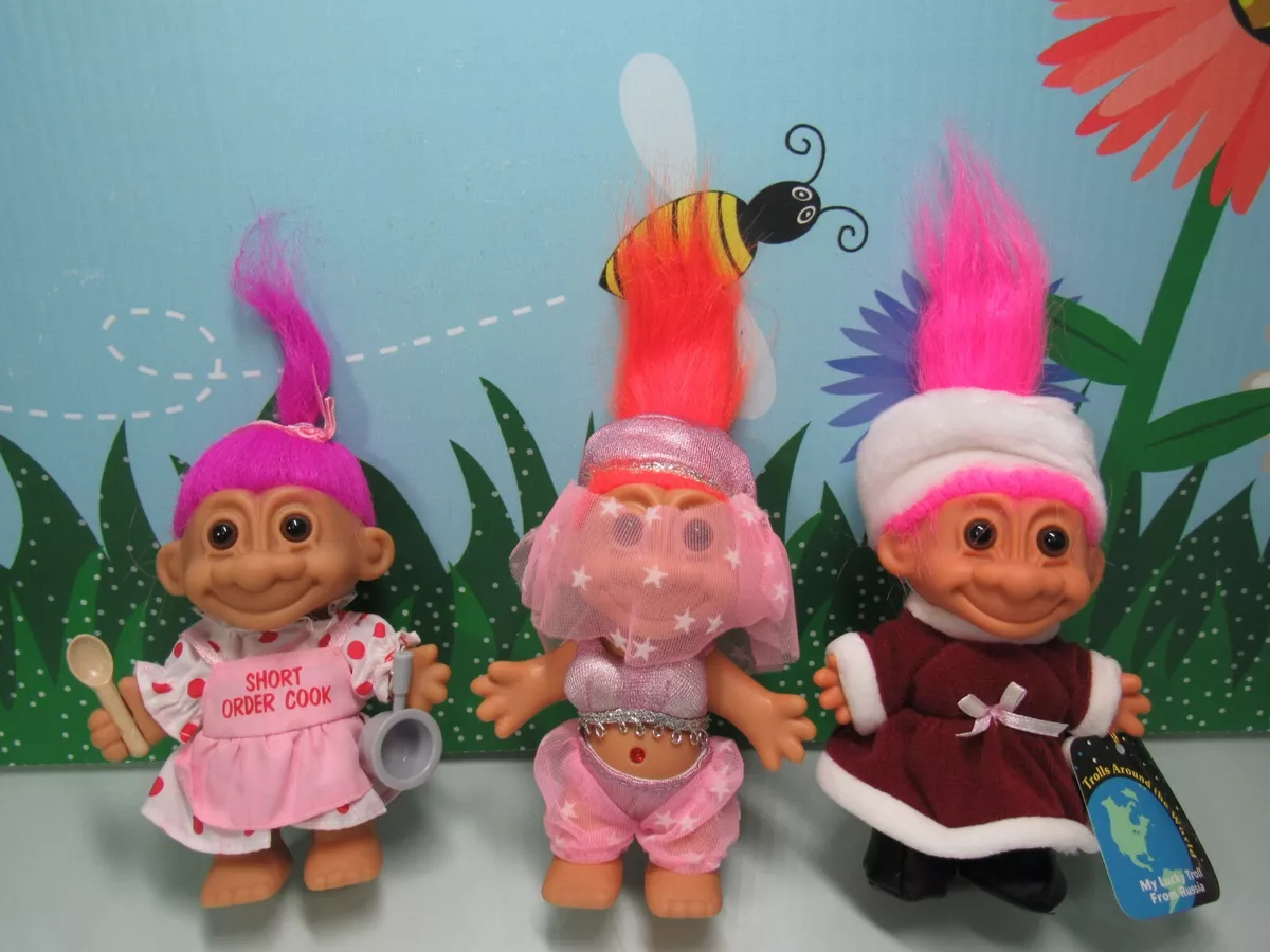 SET OF THREE TROLL GIRLS 5