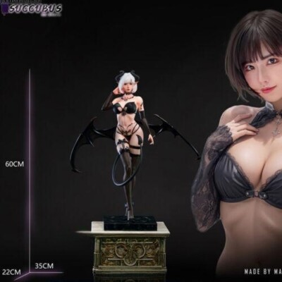 MMS MAX MILK STUDIO Succubus Eimi Fukada Resin Statue In Stock 1/4 Cast Off Hot