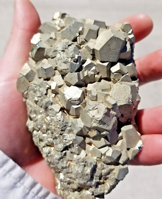 Dodecahedron Pyrite Crystals Lark Utah Bingham Canyon Ghost Town 2.3Lbs