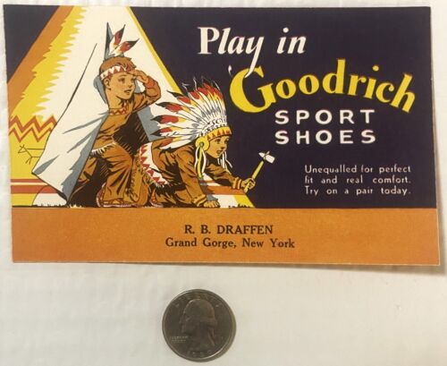 Rare Antique 1920s BF Goodrich Sport Shoes Advertising Display, Grand Gorge, NY - Picture 5 of 5