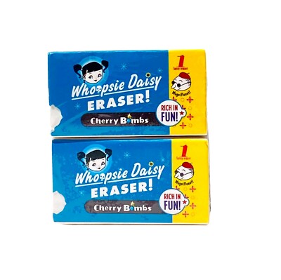 Whoopsie Daisy Eraser! Cherry Bombs Erasers (2 Pack) See Jane Work Holly Bohn 