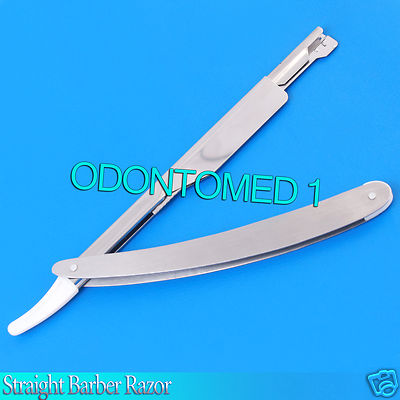 Straight Barber Razor Classic Shave Stainless Steel Handle