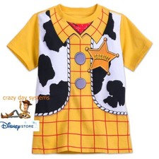 Disney Store Toy Story Woody Costume Boy Short Slve T Shirt 2 3 4 5 6 7 8 10 12