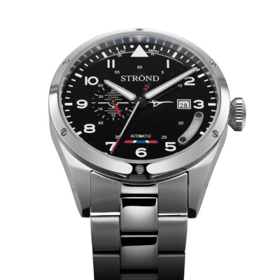 STROND G-AXDN 24h Automatico Acciaio Nero Smaltato Data Pilot