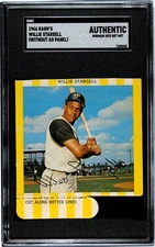 1966 Kahn's Wieners Willie Stargell Pittsburgh Pirates SGC