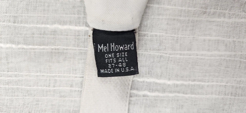 Juego de accesorios vintage Mel Howard pajarita, faja, pañuelo crema/dorado Foto 4 de 4