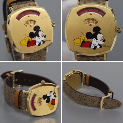 Gucci Grip Watch (YA157420) Disney collaboration Mickey Mouse