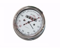 Kopie Smiths Weiß Gesicht Speedo Tachometer 80 Mph FüR Norton BSA Triumph Aes