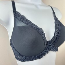 Natori 22010 Avail Light n Lacy Gray Bra 30DDD Weekend Smoother NEW