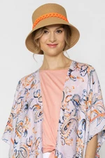 Do Everything in Love Women Colorful Chain Band Straw Beach Sun Bucket Hat