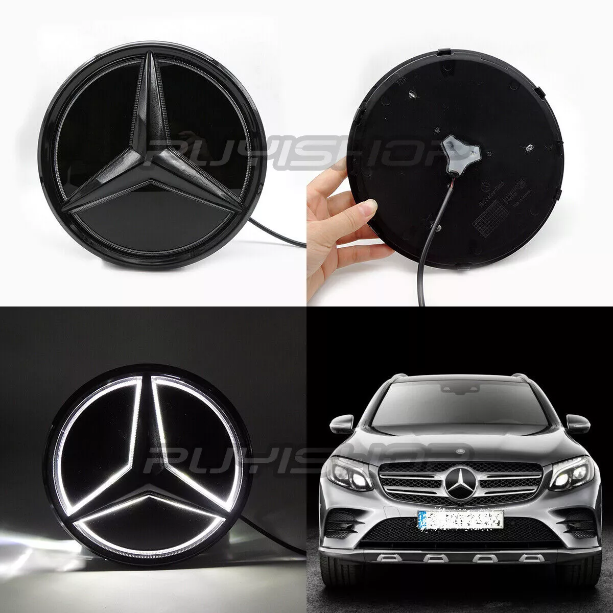2020 car logo 2024 badge led light