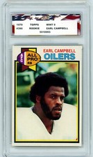 1979 Topps #390 Earl Campbell Rookie Card AGC 9 Mint Centered