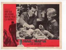 HENRY SILVA ELSA MARTINELLI HAIL  MAFIA EDDIE CONSTANTINE  3 ORIG  11X14  LC7133
