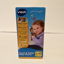 VTech Touch and Swipe Baby Cell Phone Toy 6-36 Months NIB