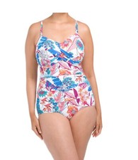 Gottex Profile Bohemian Gypsy Floral D-Cup One-piece Size 10 Retail 148