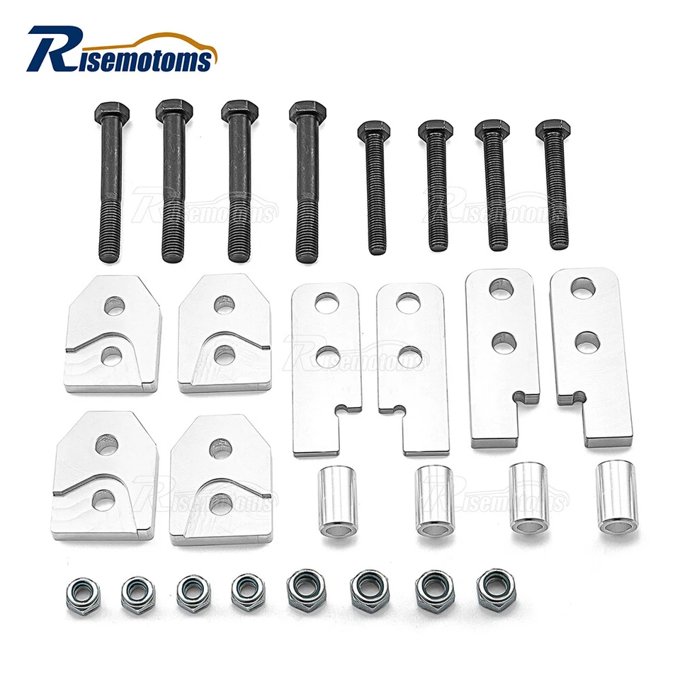 Kit de elevación de 2" de suspensión delantera y trasera CNC para Yamaha Rhino 450 660 700 2004-2015 Foto 4 de 4