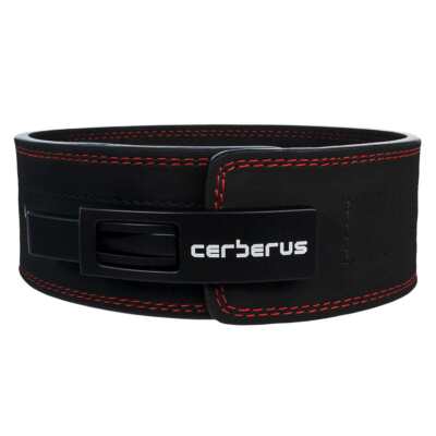 CERBERUS Strength Classic Hebelgürtel (10 mm) - Premium Leder - bis 7XL Größe