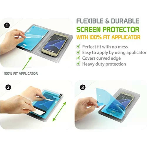 Protector Pantalla Cellet para Samsung Galaxy S7, Pantalla Poliuretano Alta Densidad  Foto 3 de 4