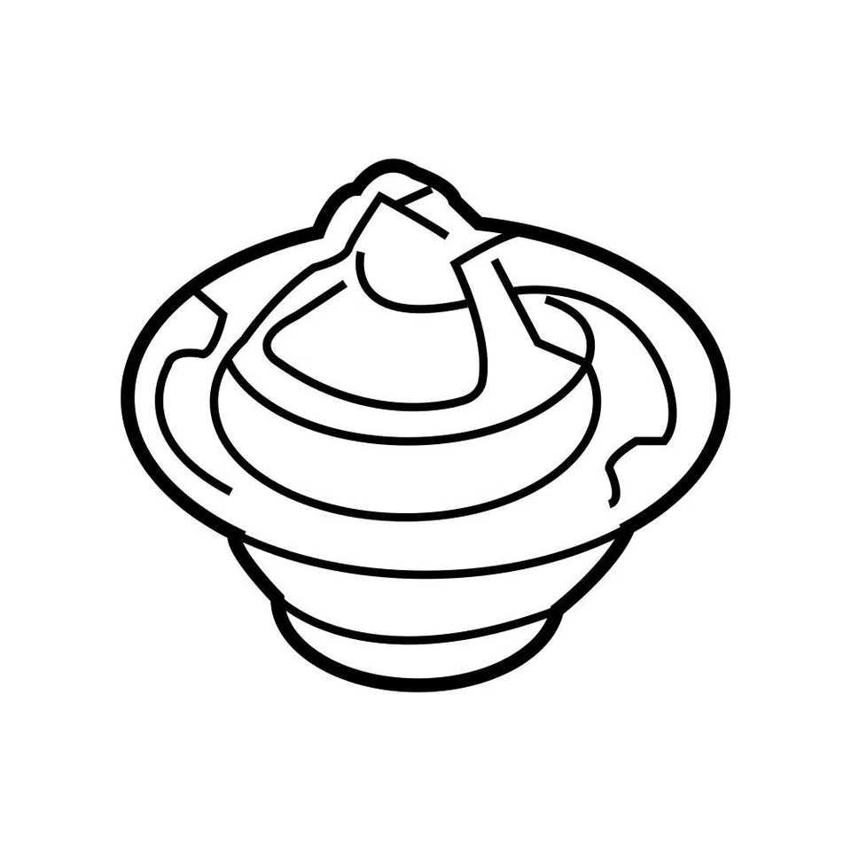 Termostato de refrigerante de motor Mopar genuino OEM para Dodge Ram 2500 3500 6,7 L L6 Foto 2 de 2