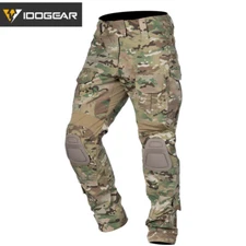 IDOGEAR G3 Military Pants w/ Knee Pads Camo Pants Trousers Huntingl Airsoft Camo