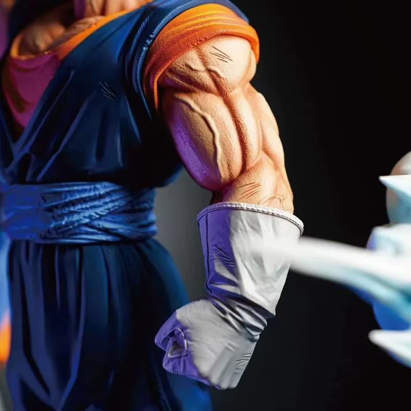🌟 Vegeto vs Buu Figurine Dragon Ball Z 28cm – 2 Têtes Incluses – Statue DBZ - Photo 3/4