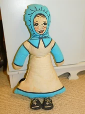 Vintage 1971 HERALD PRESS Cloth Stuffed Plush DOLL TILLIE the MENNONITE MAID 16"