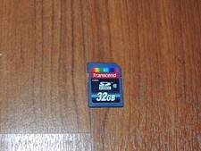 Genuine OEM Transcend 32GB SDHC Memory Card - Class 10