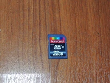 Genuine OEM Transcend 32GB SDHC Memory Card - Class 10