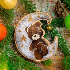 Wonderland Crafts Set for embroidery with beads on wood FLK-507