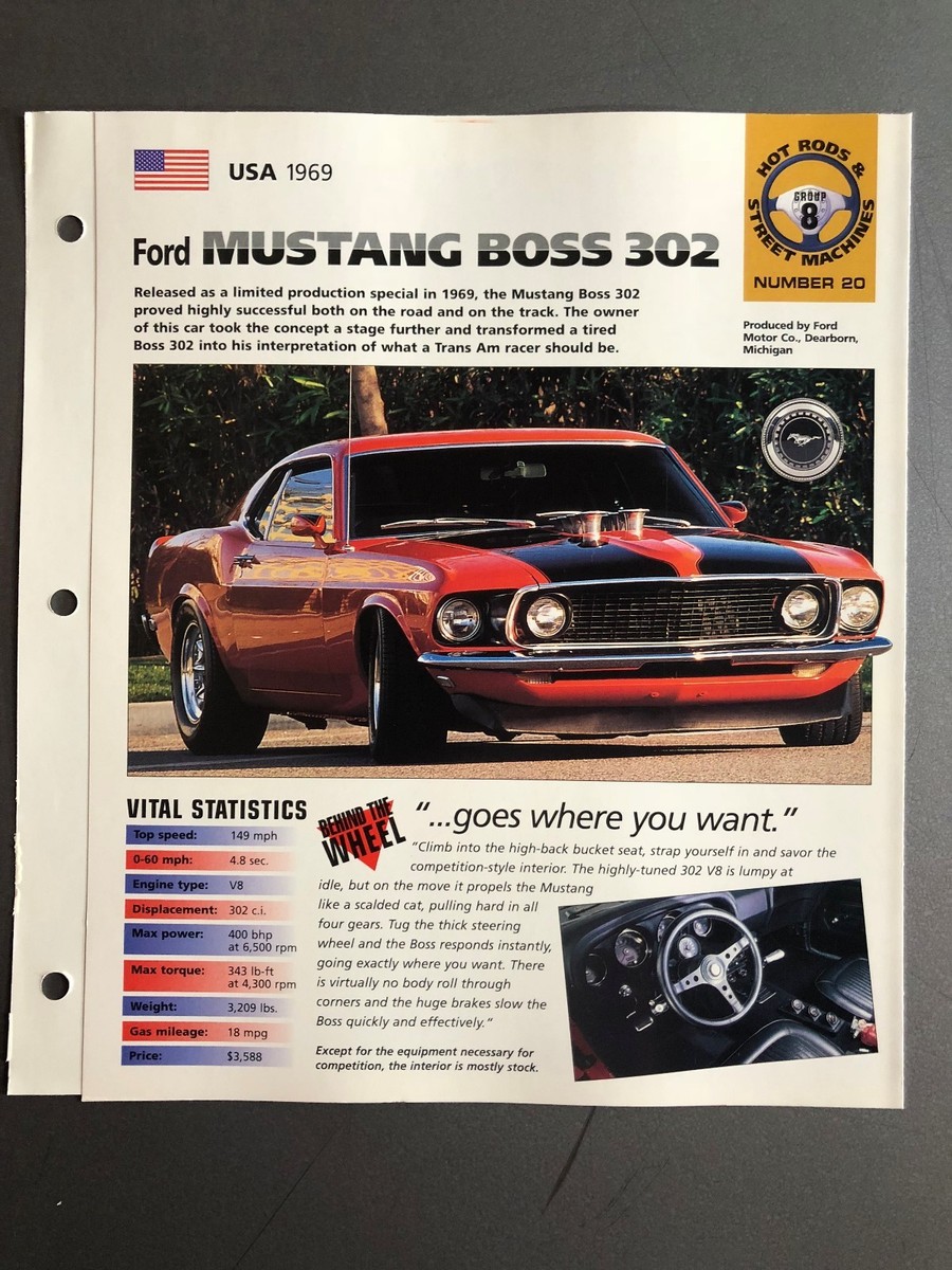 1969 Ford Mustang Boss 302 IMP 