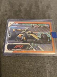 Topps Chrome Formula 1 2023 F1 Lando Norris #28 Orange Wave /25