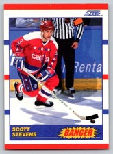 1990-91 Score - Banger #341 Scott Stevens
