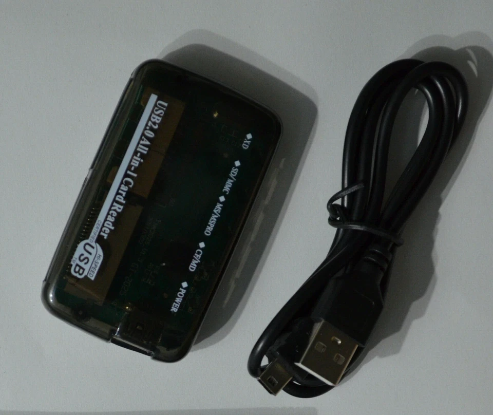 externer USB Kartenleser für Compact flash SD SDHC microSD microSDhc M2 karte - Bild 2 von 2