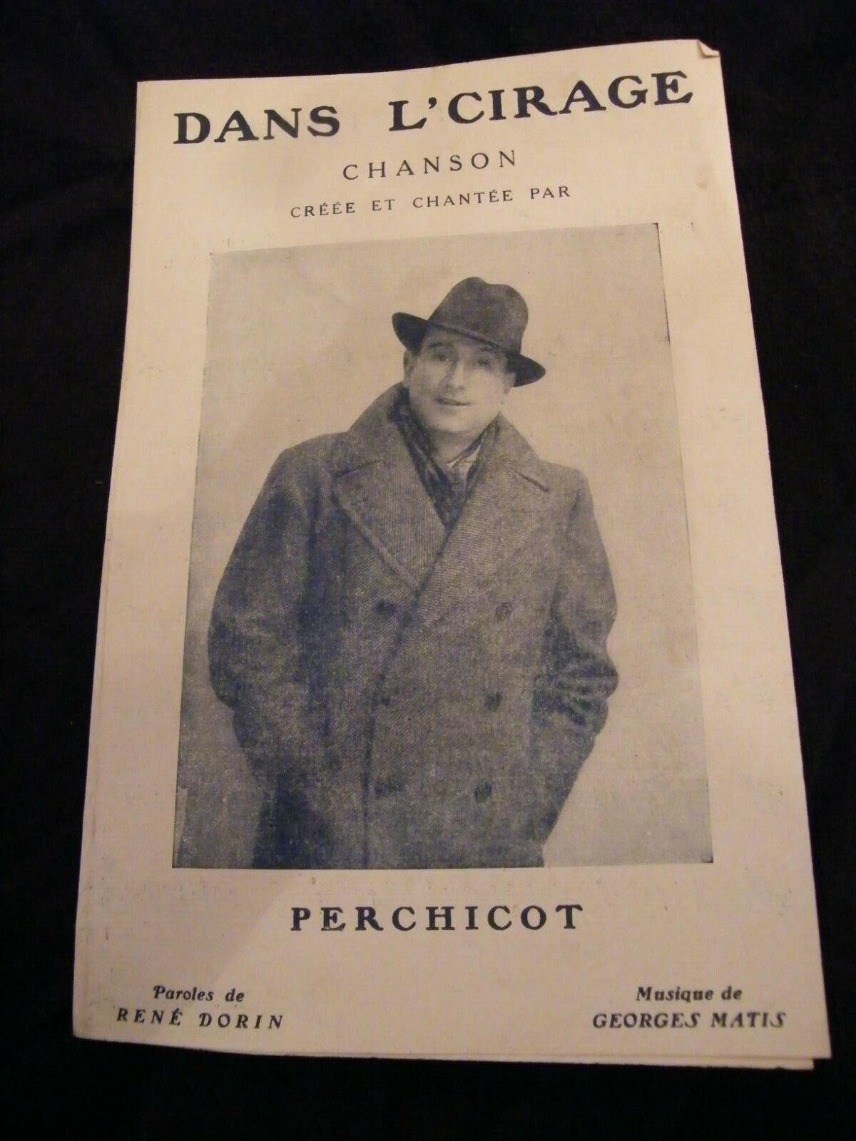 Partition In The Wax Perchicot Sheet Music