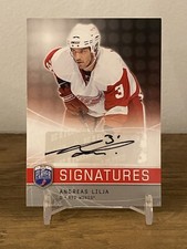 Andreas Lilja 2008-09 Upper Deck Be A Player Autograph Card #S-AL