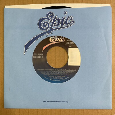 CELINE DION & PEABO BRYSON Beauty And The Beast 45 Epic 34-74090 NEW UNPLAYED