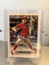 Packy Naughton #540 Rookie Card 2022 Topps Series 2 Los Angeles Angels RC Paper