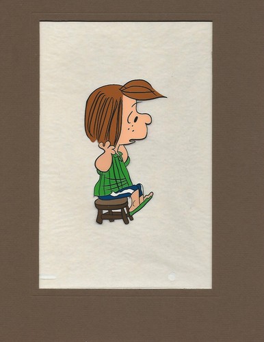 wonderful animation art of peppermint patty of peanuts fame