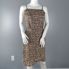 Shein Womens Wrap Sundress Size Large Black Pink Floral Print Spaghetti Straps