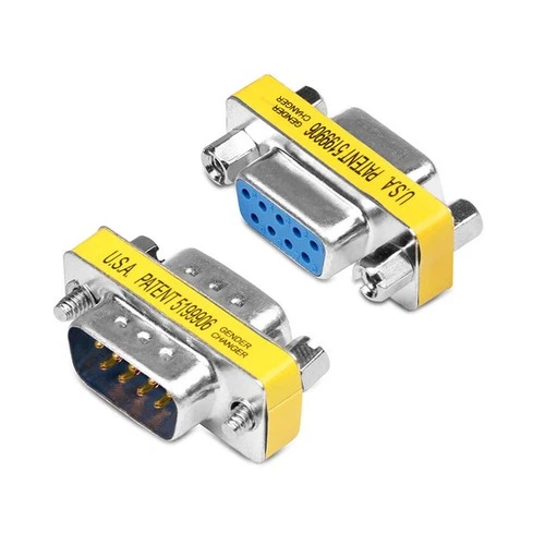 DB9 Male to Female Serial RS232 Adapter Coupler Gender Changer 9 pin