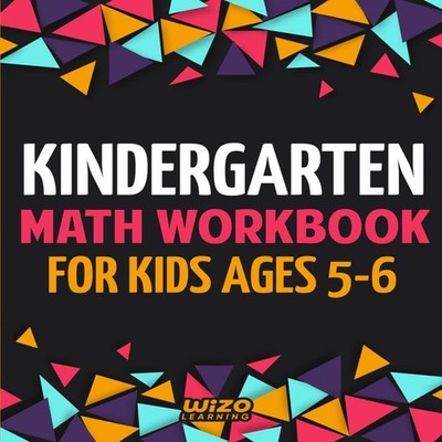 Kindergarten Math Workbook for Kids Ages 5-6 Wizo Learning Paperb