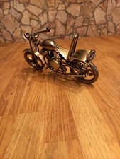 Deko Motorrad Chopper aus Metall Geschenkidee