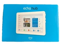 BRAND NEW Amazon Echo Hub 8" Smart Home Control Panel with Alexa - White Sealed