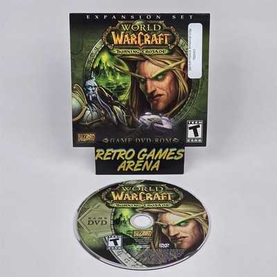 World of WarCraft: Burning Crusade (PC DVD-ROM) Slipcover CIB COMPLETE