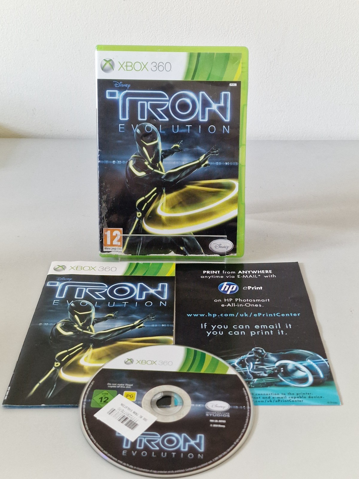 Disney Tron Evolution Microsoft Xbox 360 Complete PAL