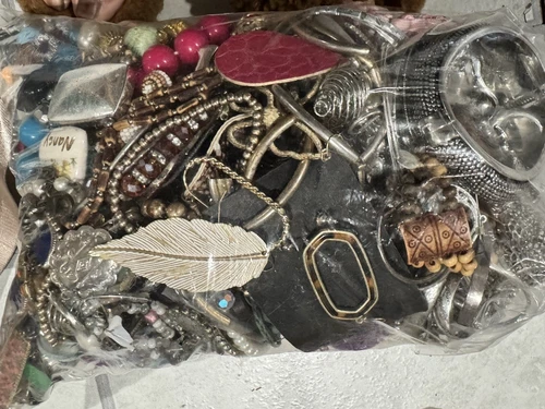 7+ lbs ESTATE Huge Lot Costume Jewelry VTG Now Art Craft#05102025
