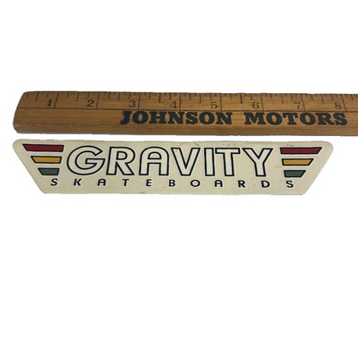 Gravity Skateboards Longboard Cruiser Rasta Reggae Vintage Skateboarding STICKER