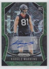 2019 Panini Prizm Rookies Green Scope 12/75 Kahale Warring #394 Auto 0m0
